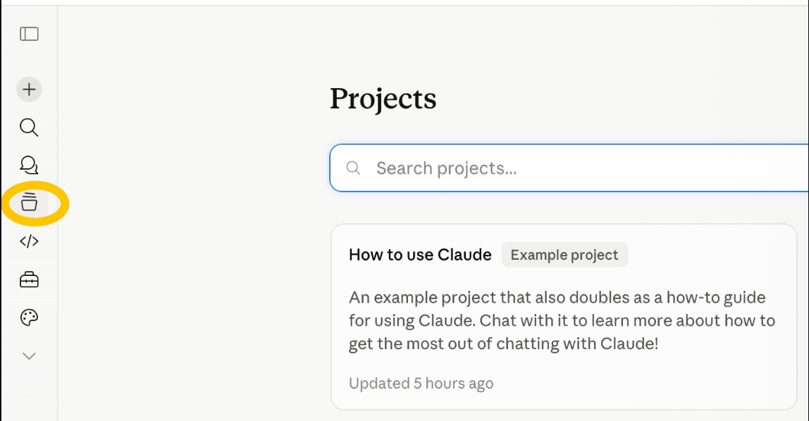 Создание проекта Claude