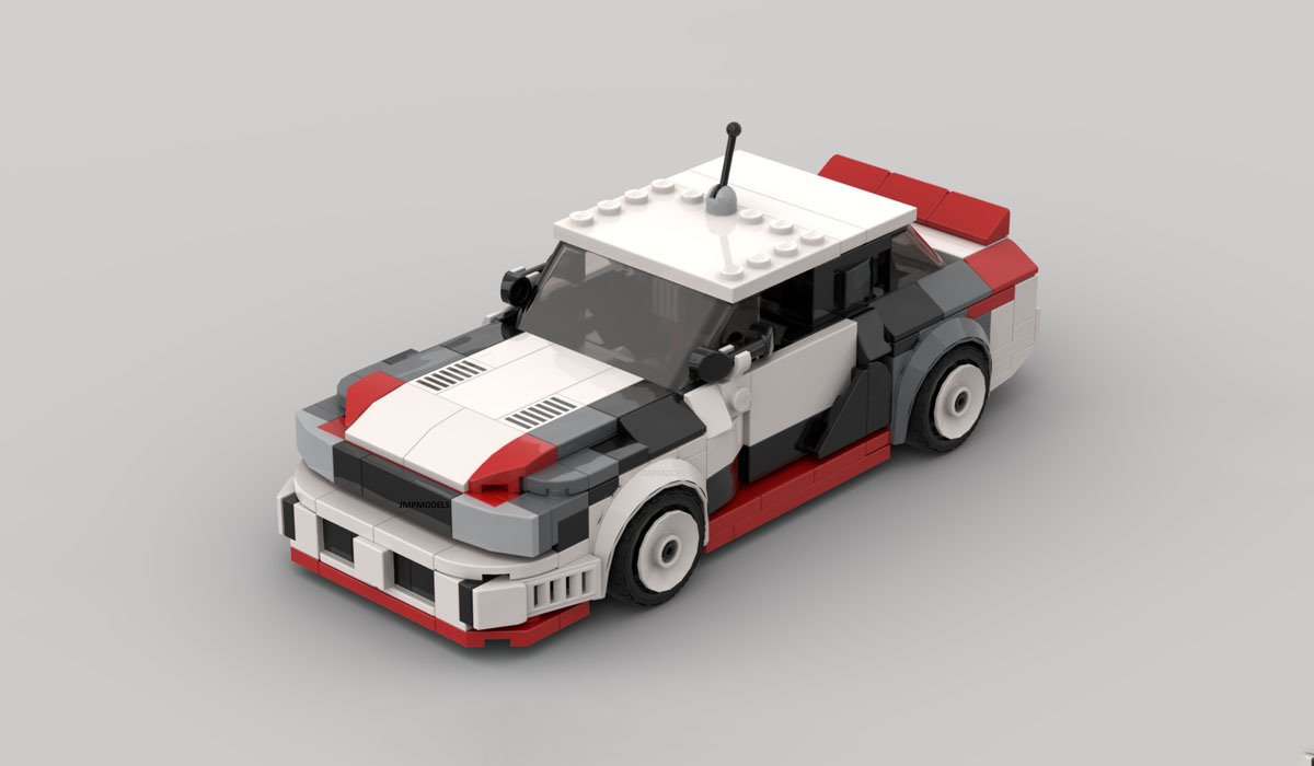 LEGO самоделка: Audi 90 quattro (рис. 1)
