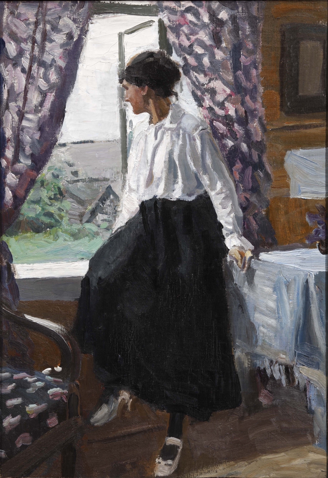 У окна (портрет жены художника). 1900–1910-е 