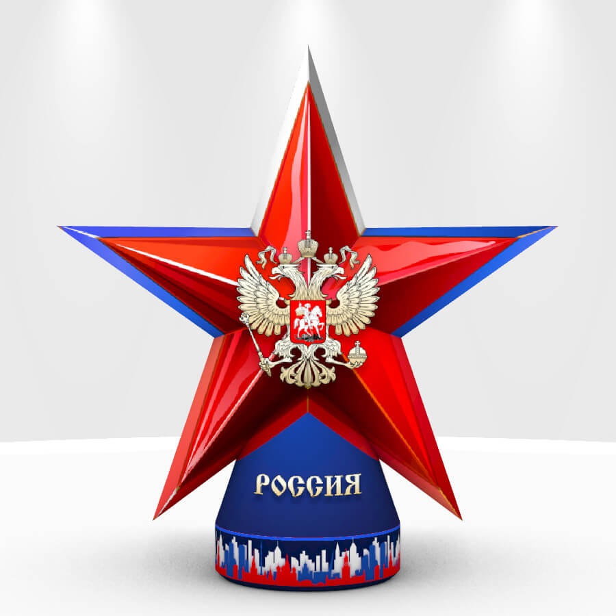 надувная звезда  
