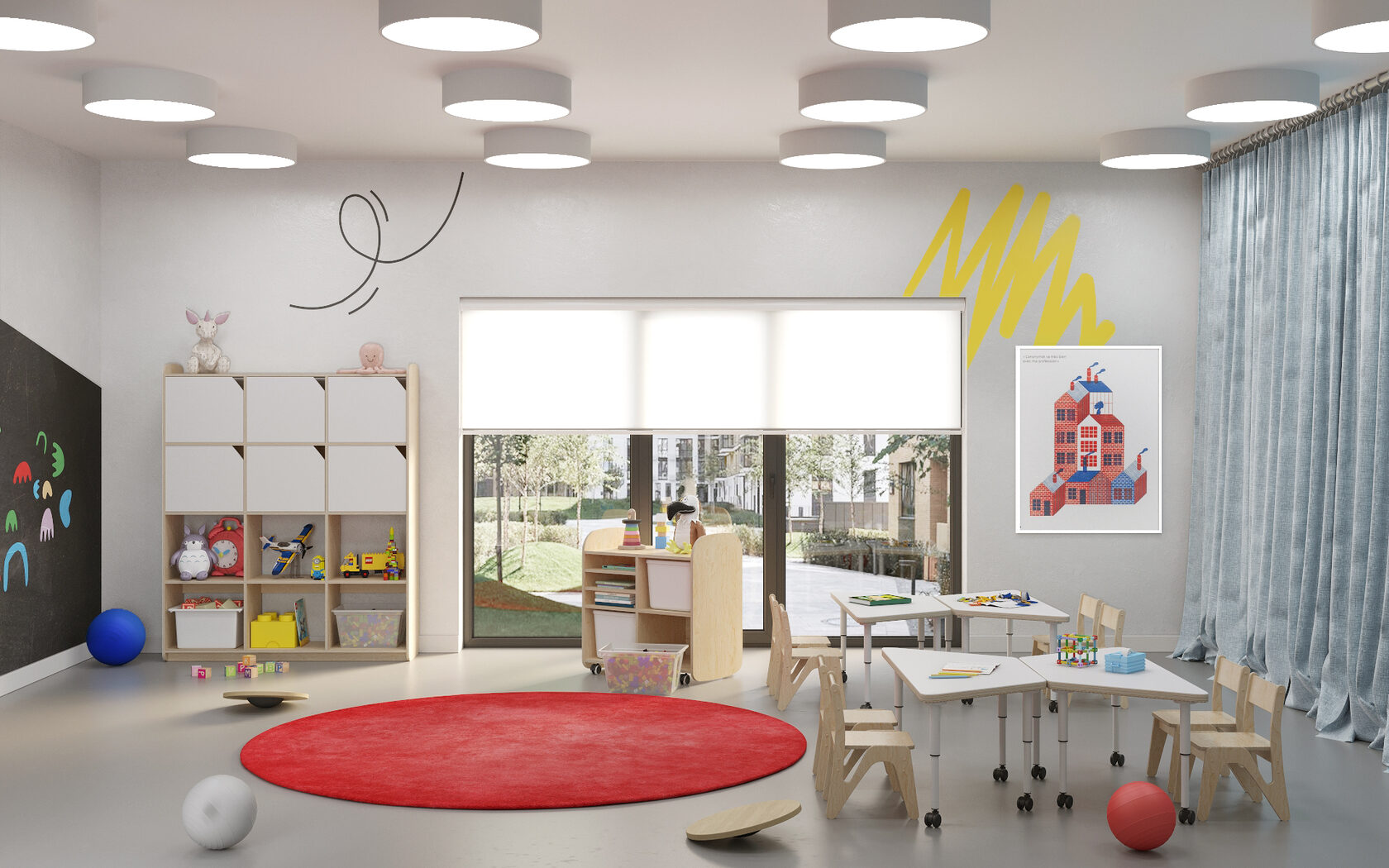 Дизайн интерьера детской комнаты | Фото проектов
