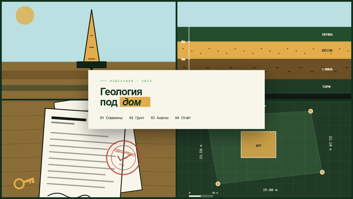 Инженерно-геологические изыскания для частного дома, бурение скважин в Ленобласти