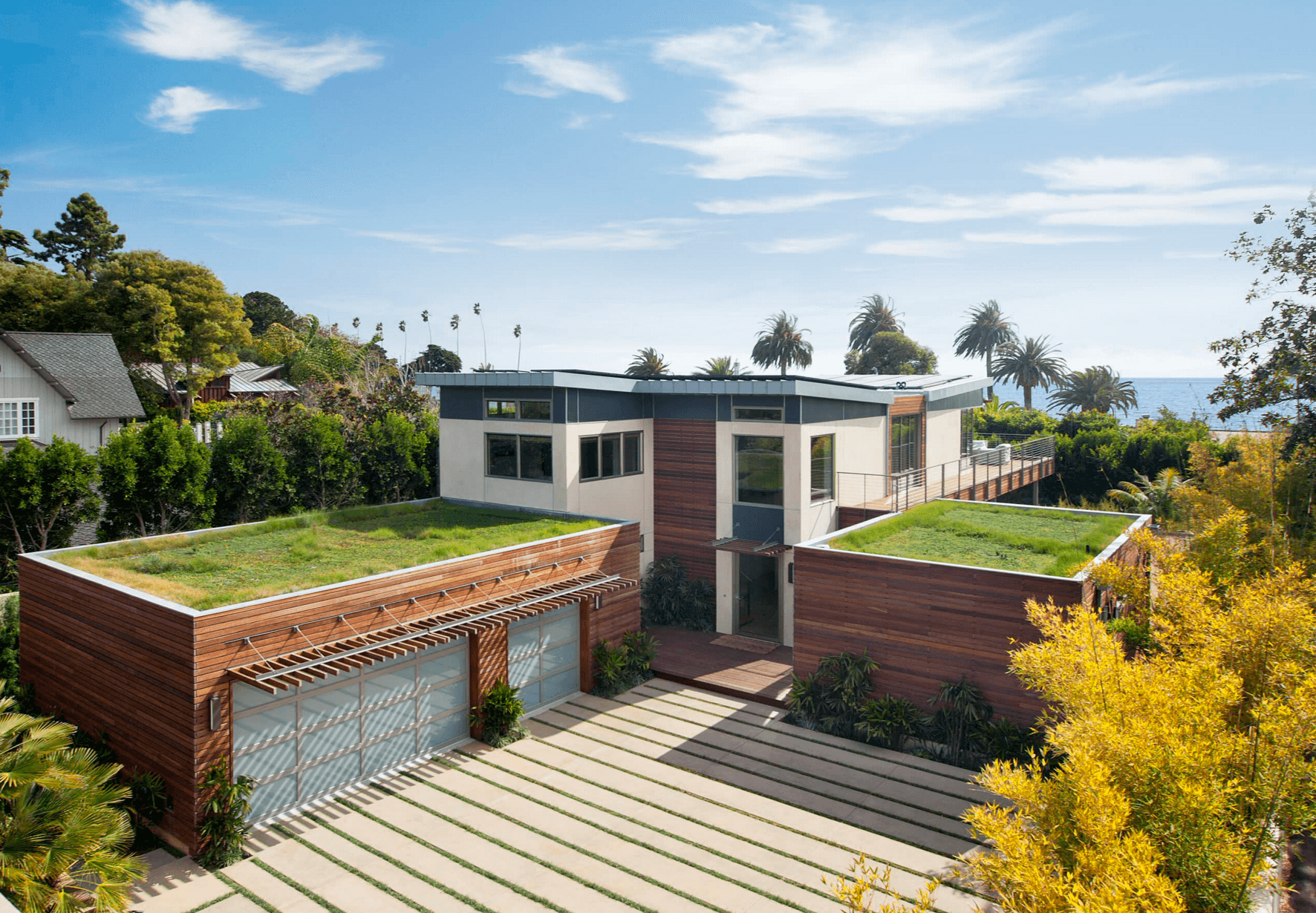 Эксплуатируемая плоская кровля Green Roof