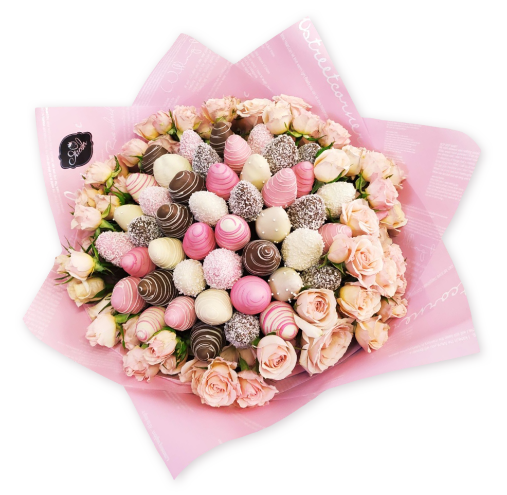 Букеты из клубники в шоколаде в Норильске