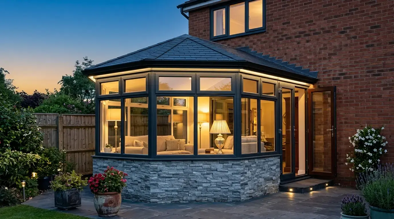 ПВХ остекление террасы