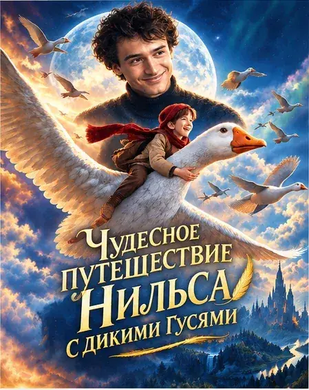 Афиша «Чудесное приключение Нильса с дикими гусями»