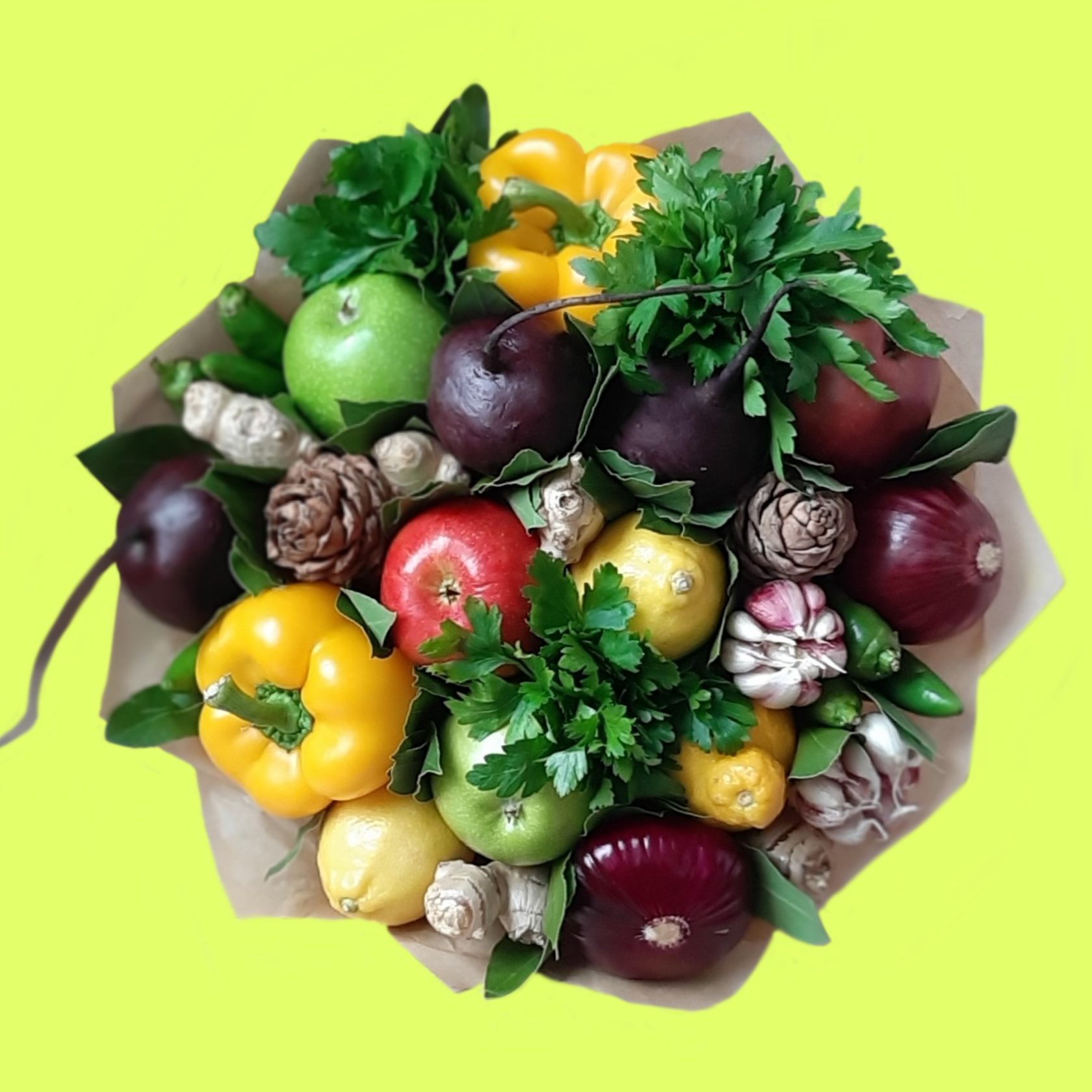 Оздоровительный букет из овощей