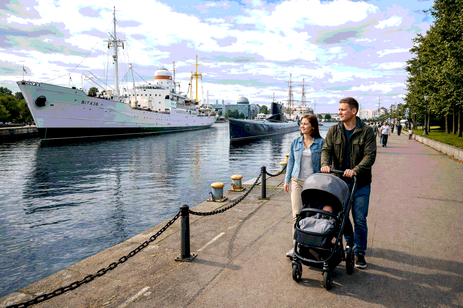 Маршрут с детьми: корабли и набережная Мирового океана