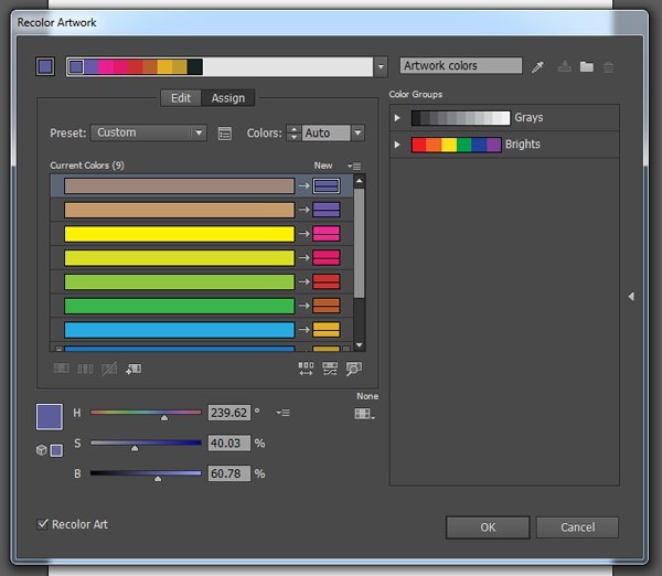 Как сделать оттенки в adobe illustrator