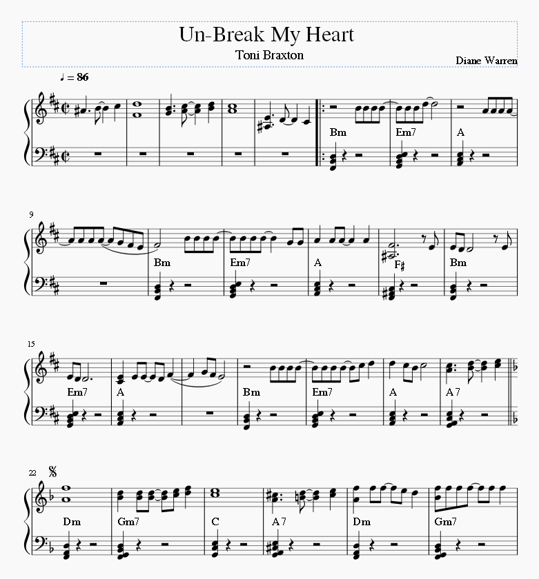 Un-Break My Heart