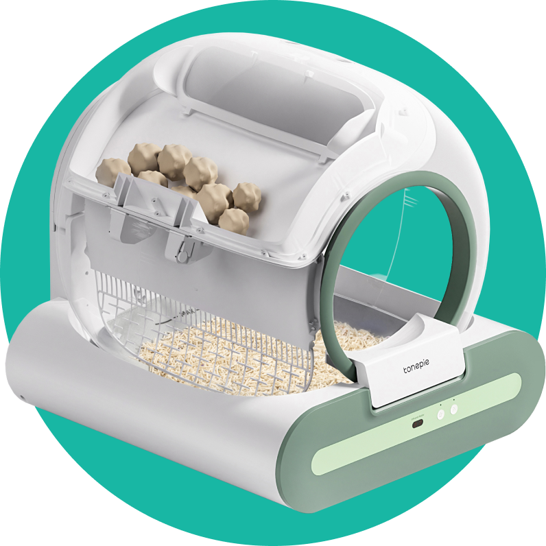 Автоматический лоток туалет для кошек Tonepie