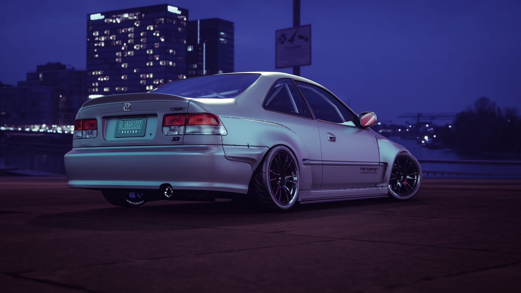 Fender Flares set Honda Civic COUPE 9600