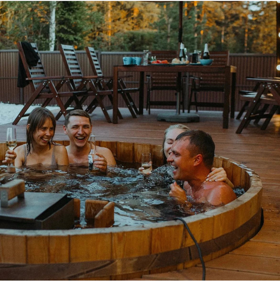 купель из лиственницы, купель на 4 человека, купель на 6 человек, купель на 2 человек