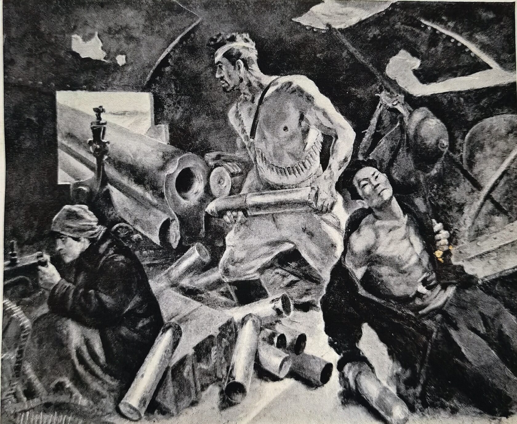 Вторые сутки в бронепоезде, 1932 г.
