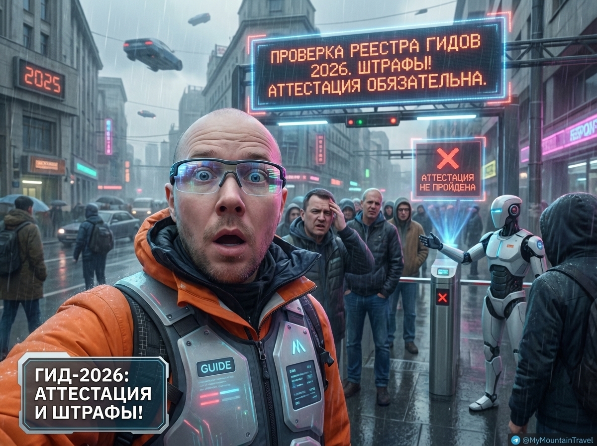 Гид-проводник сверяет маршрут в 2025 и 2026 годах