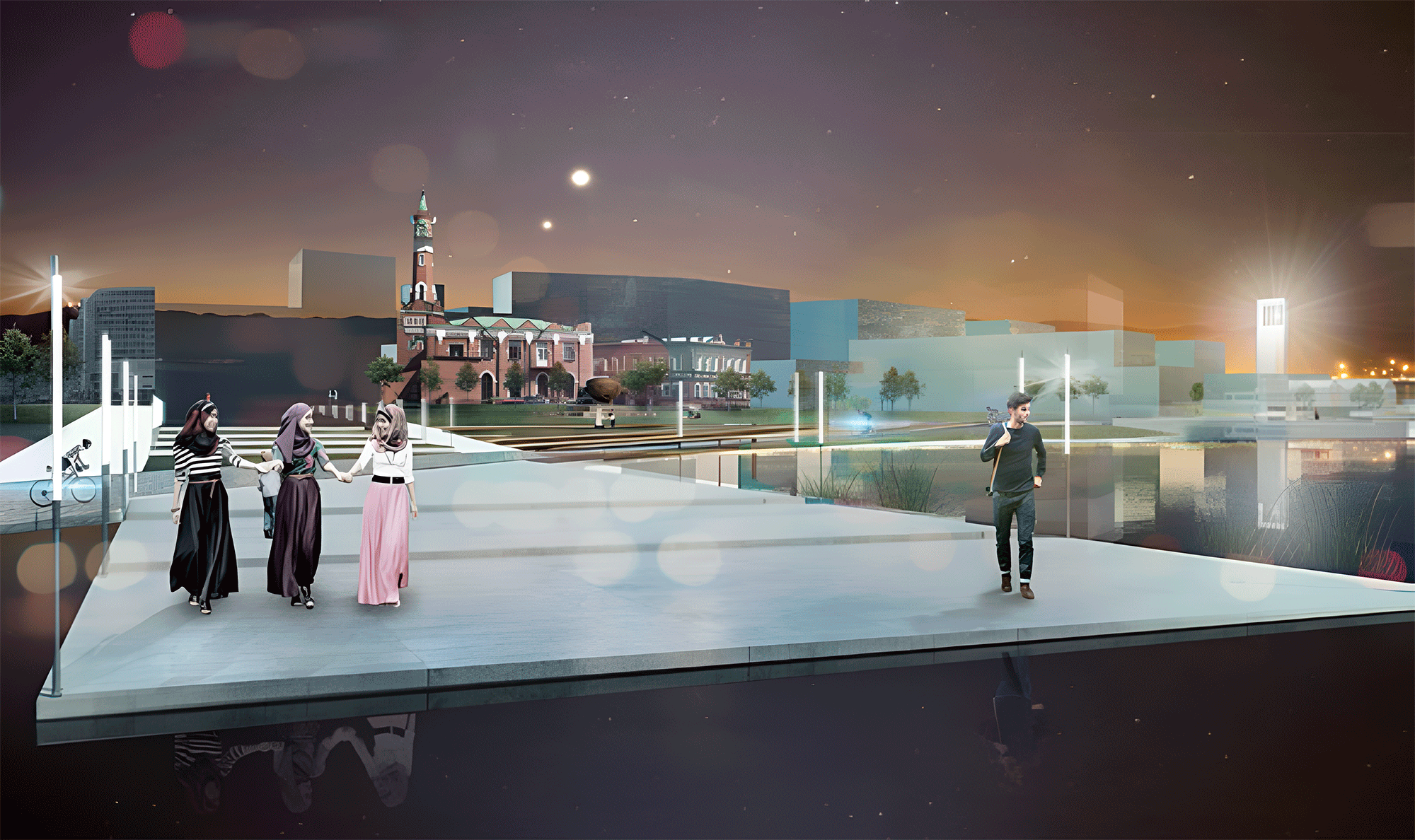 Новая площадь перед Закабанной мечетью 