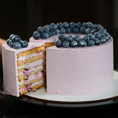 Bilberry Tenderness honey cake