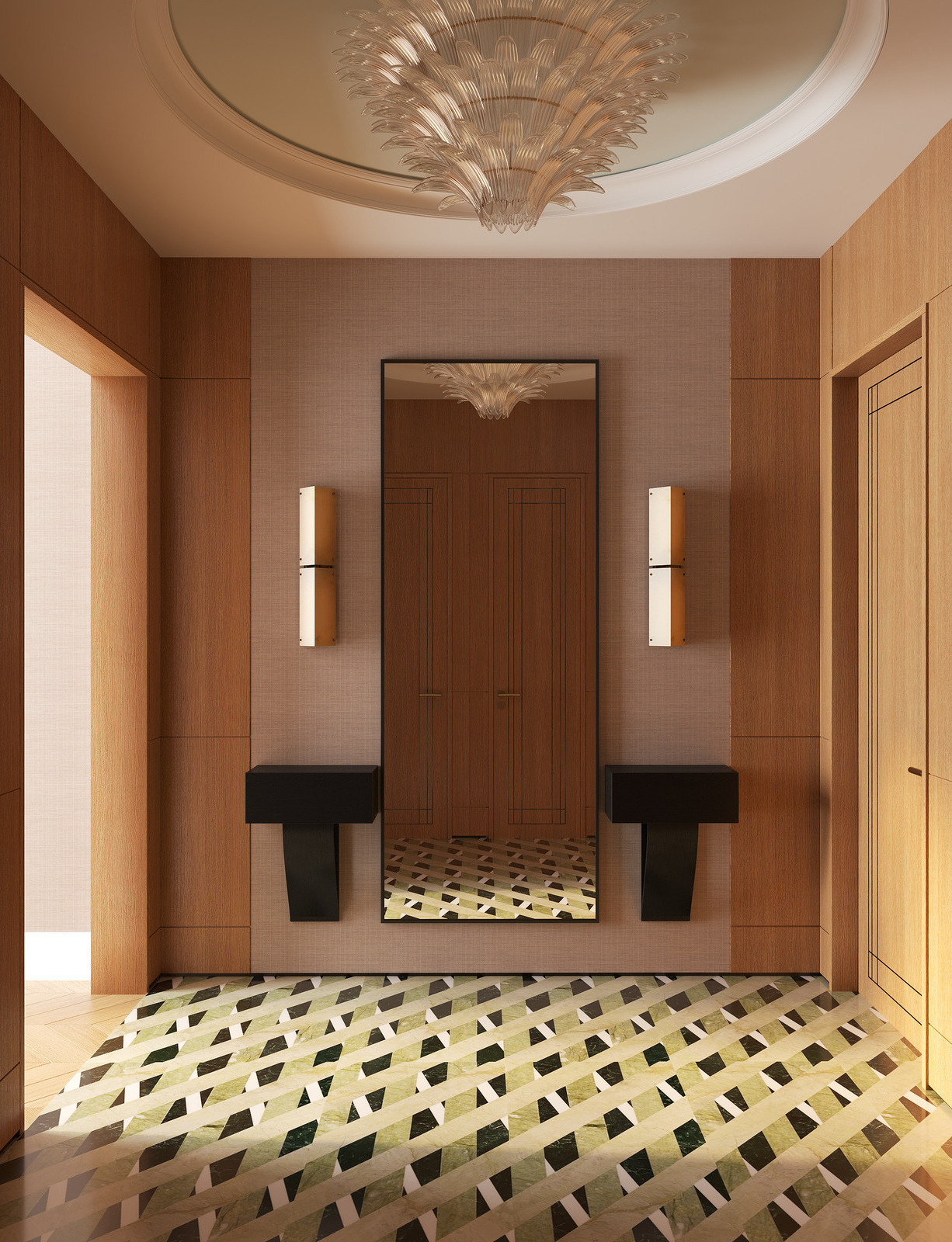 Светильники Barovier&amp;Toso и Visual Comfort в интерьере дизайнера Екатерины Фёдоровой