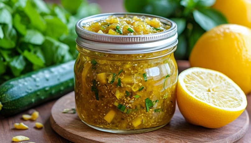 Рецепт варенья из кабачков с лимоном и мёдом на зиму