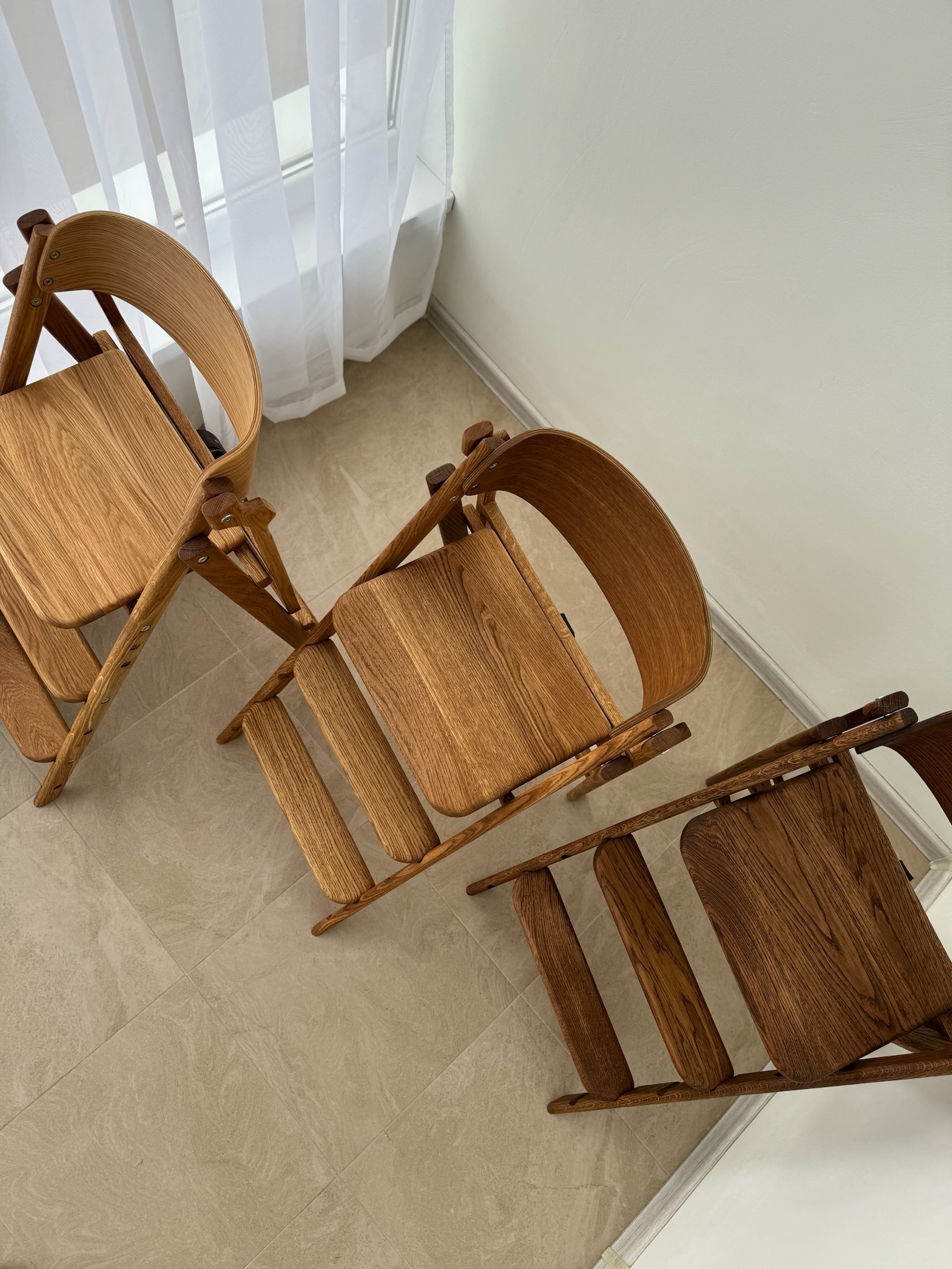 Детский стул Klapp Kids из массива дуба