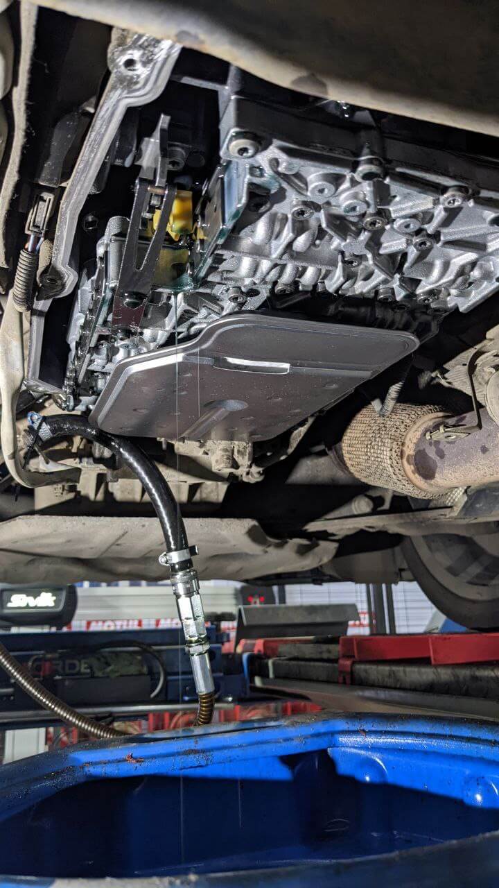 Установка нового фильтра АКПП