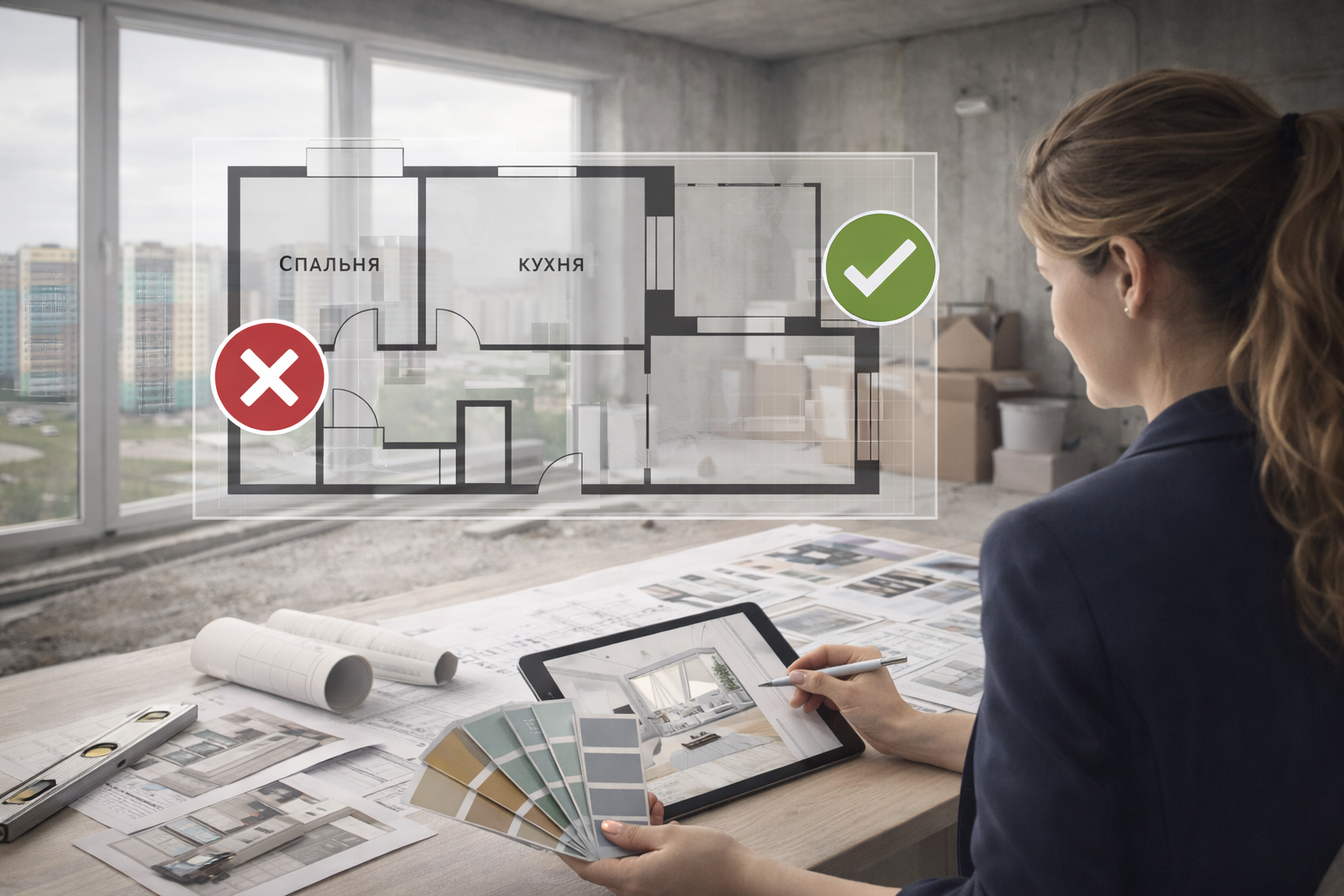 перепланировка квартиры в новостройке