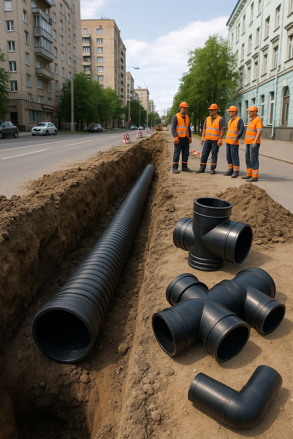 Сварные фитинги ПНД