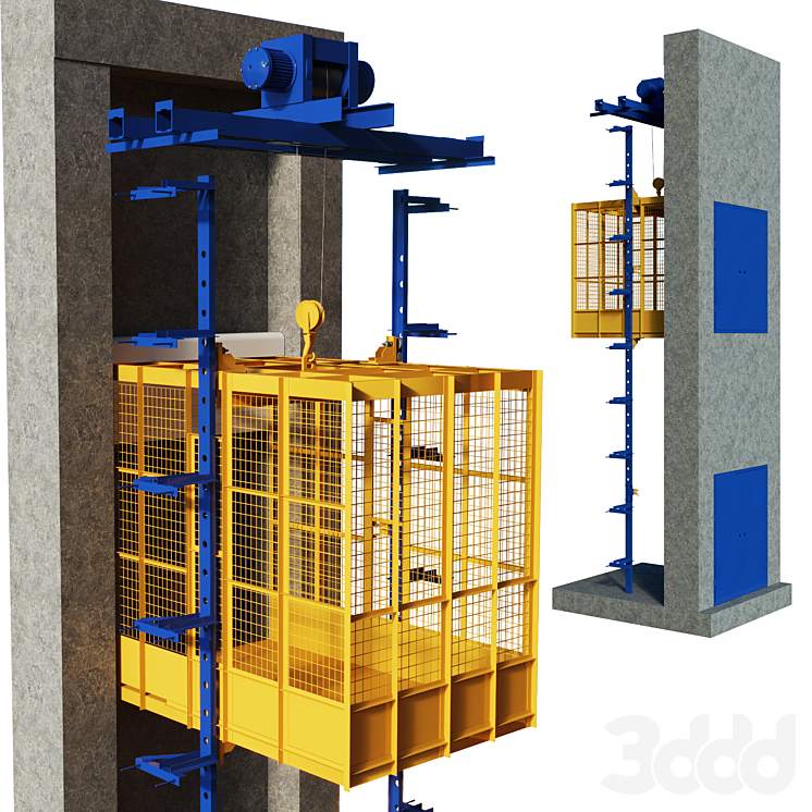 Установка мачтового подъёмника 1 тонна, 15 метров в Омске