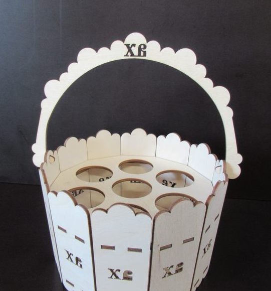 Подставка под яйца пасхальные. Ведро