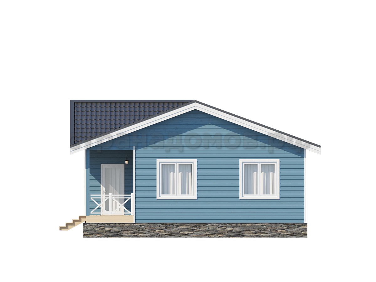 Д-134 Одноэтажный дом под ключ