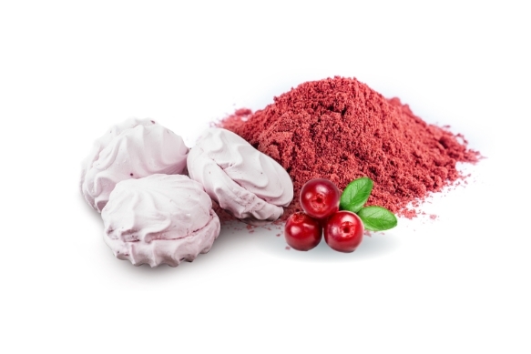 зефир ягоды клюквы ягодная мука