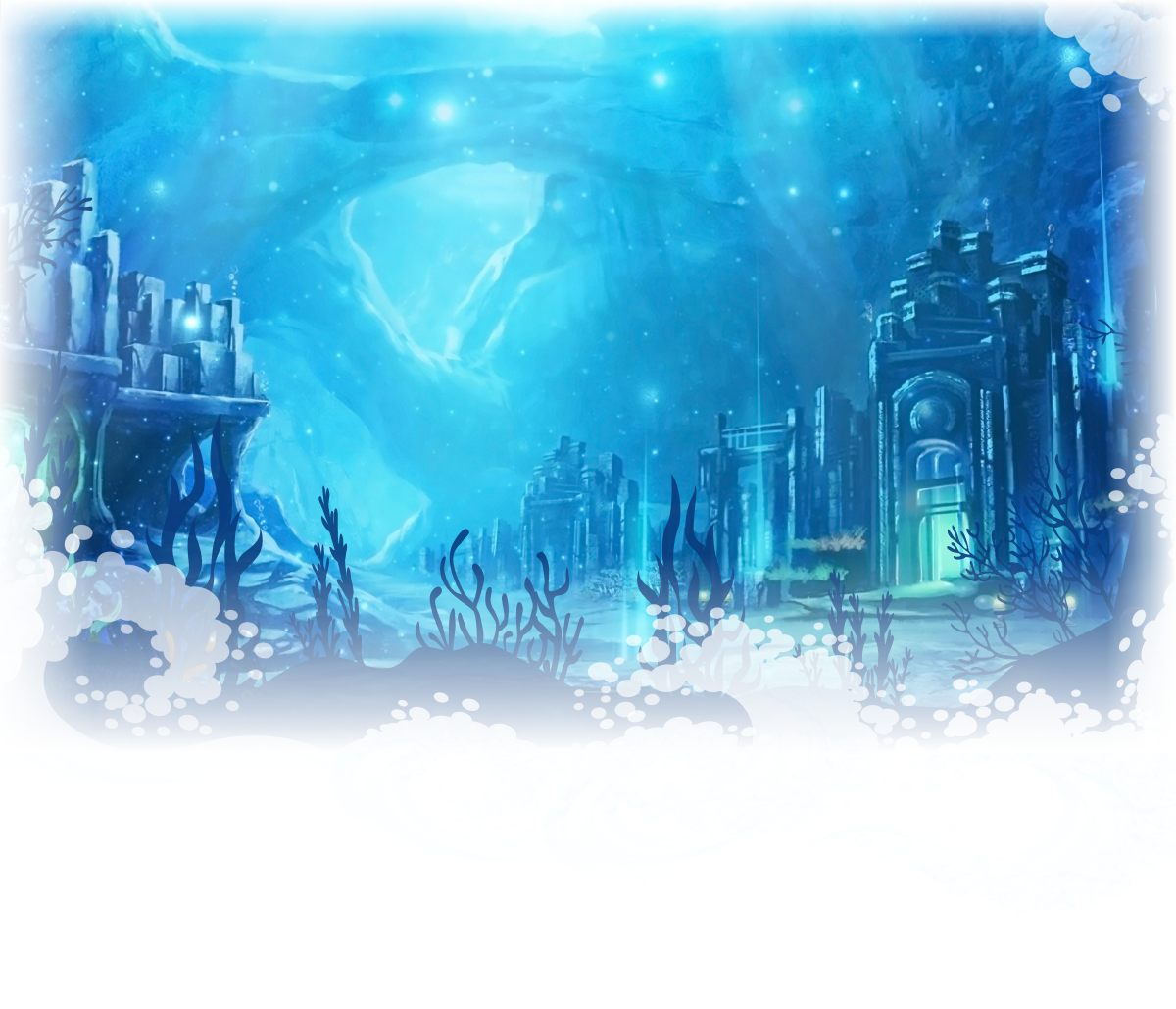 Фон атлантида с белым переходом