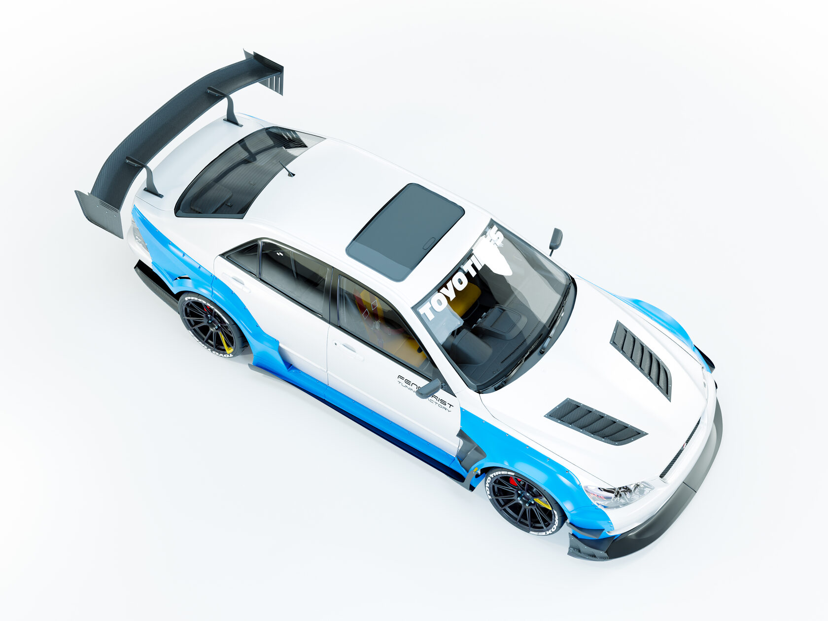 FENDERIST SPEC S DRIFT Spec 60mm / WIDE BODY KIT FENDER FLARES SET