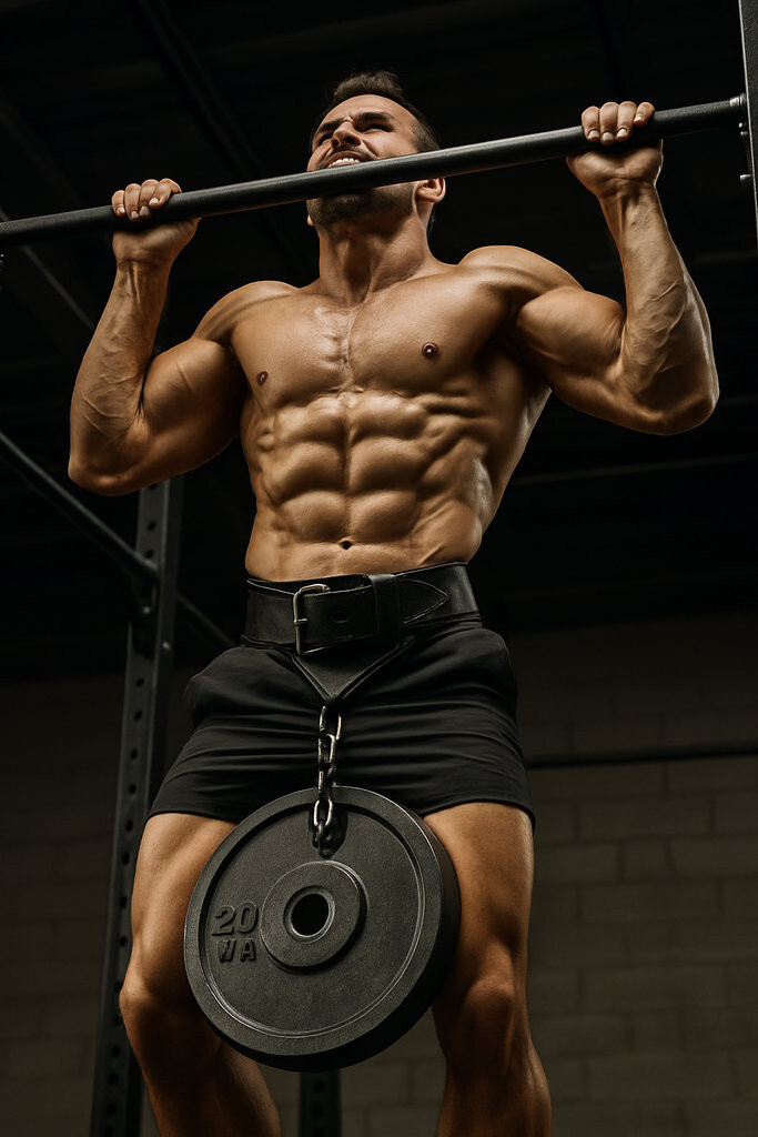  Опытным атлетам: классический турник и утяжеления для прогрессии