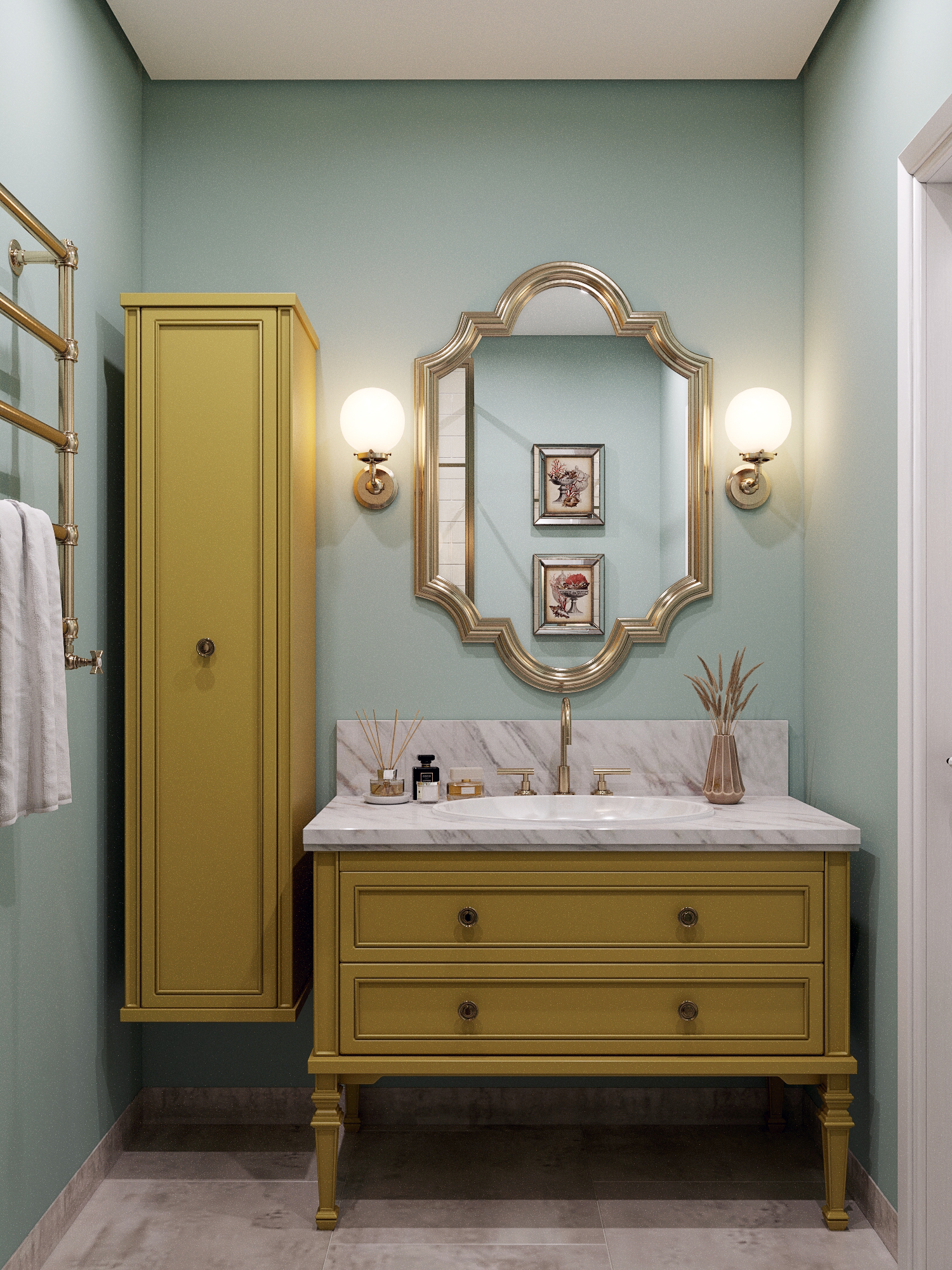 Дизайн интерьера ванной комнаты