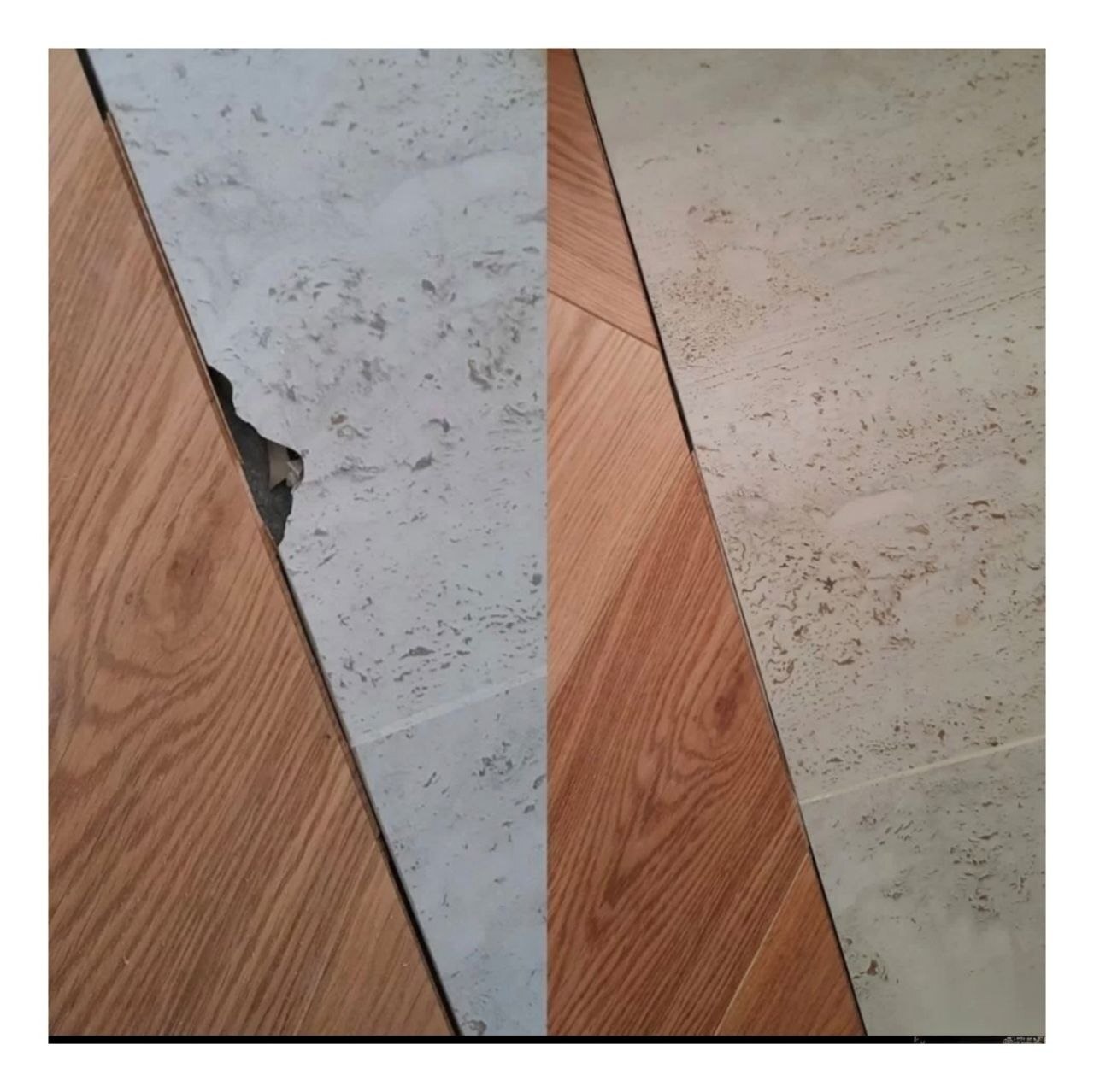 Восстановление кромки напольного покрытия