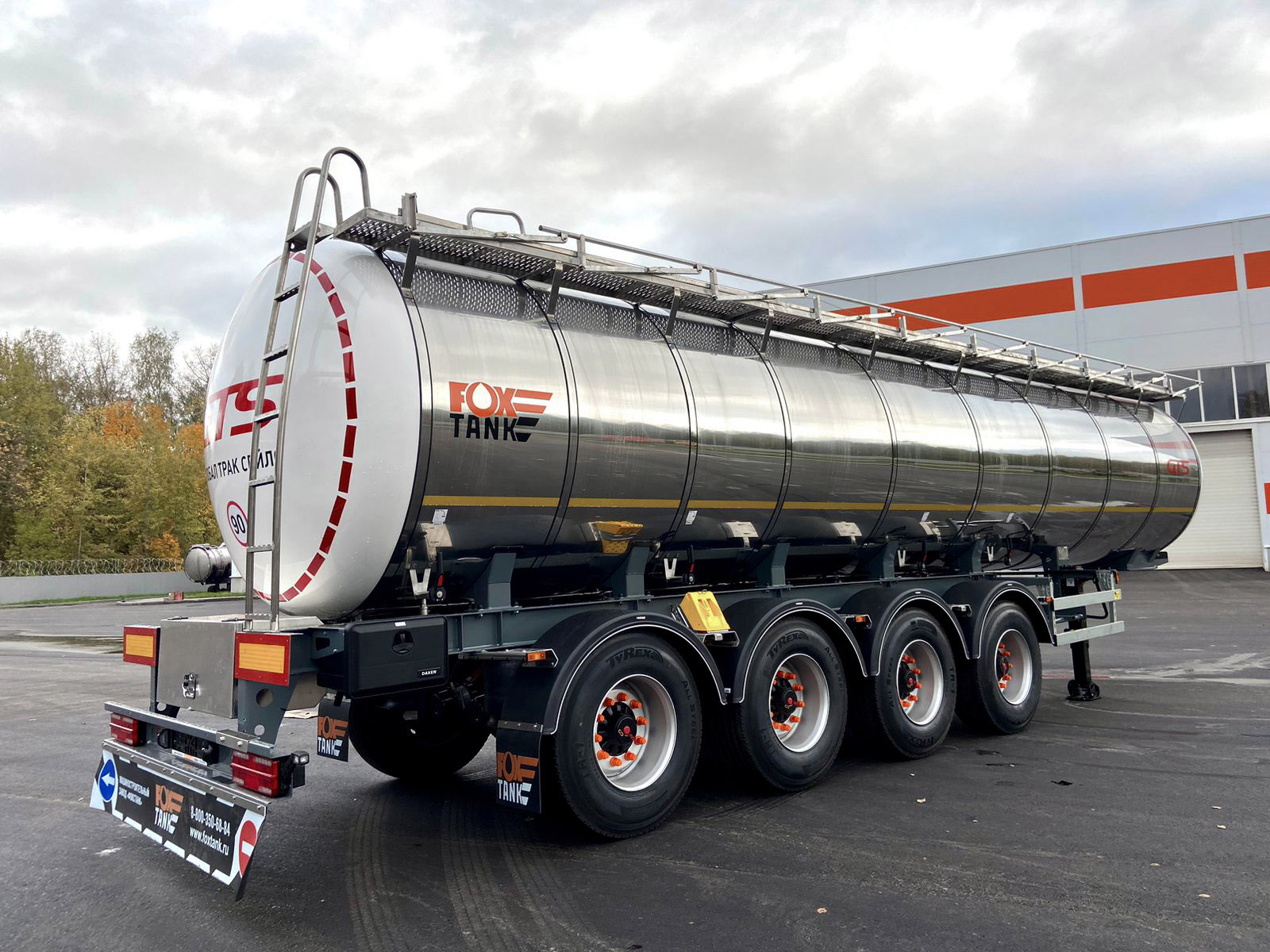 фокстанк цистерна пищевая. прицеп фокстанк. цистерны ппц 877721 fox tank 30 m3. полуприцеп фокс. бензовоз foxtank 966611.