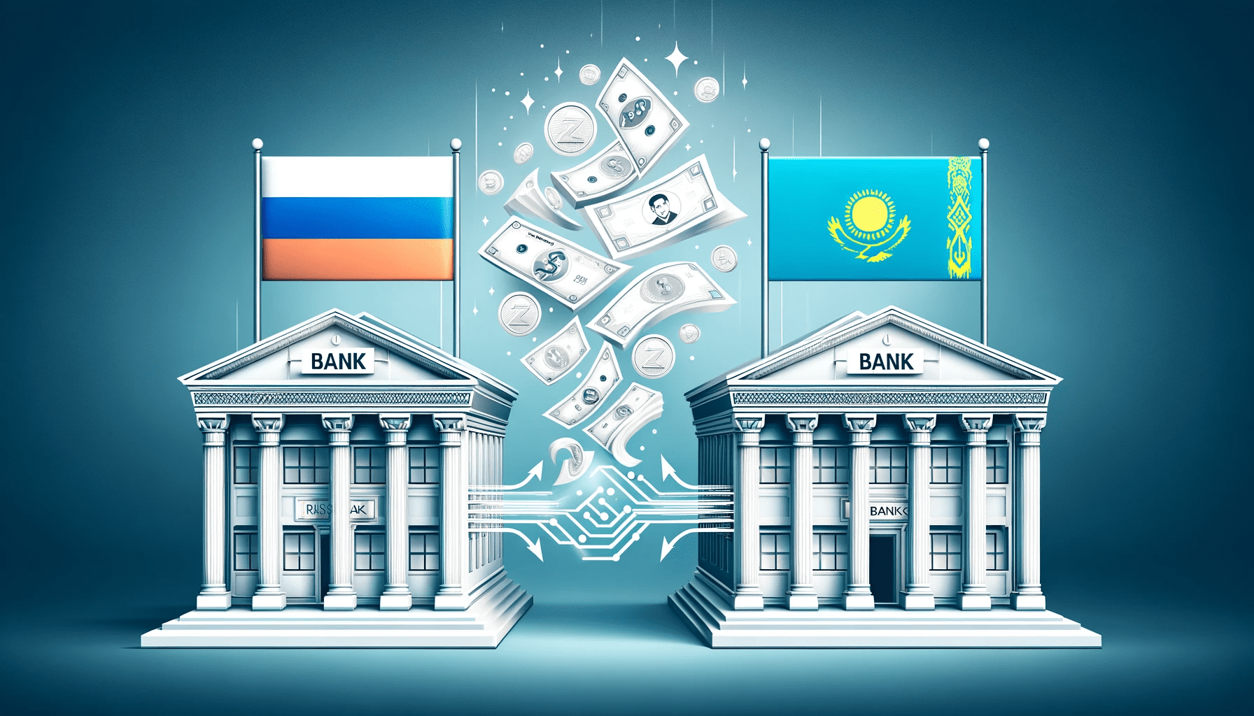 Перевод денег из России на банковскую карту Казахстана