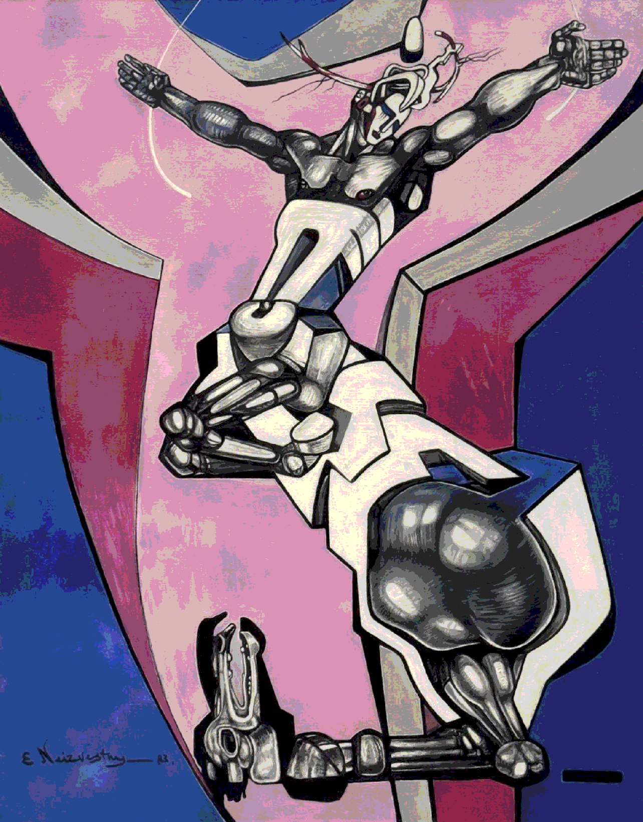  Эрнст Неизвестный, «Кентавр-грешник», 1986