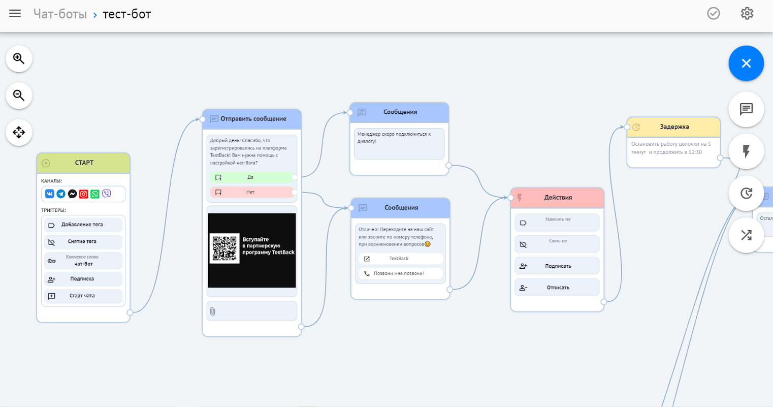 Настрой чат. Чат бот CRM. Кнопка в сообщении чат бота. Пошаговая настройка чат бота. Лиды с мессенджера.