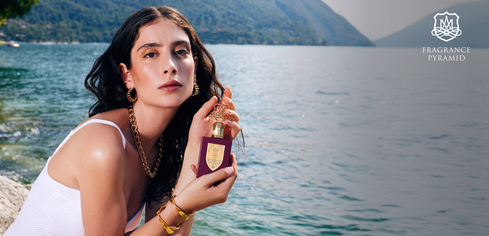 Woman with SAFE WORD perfume