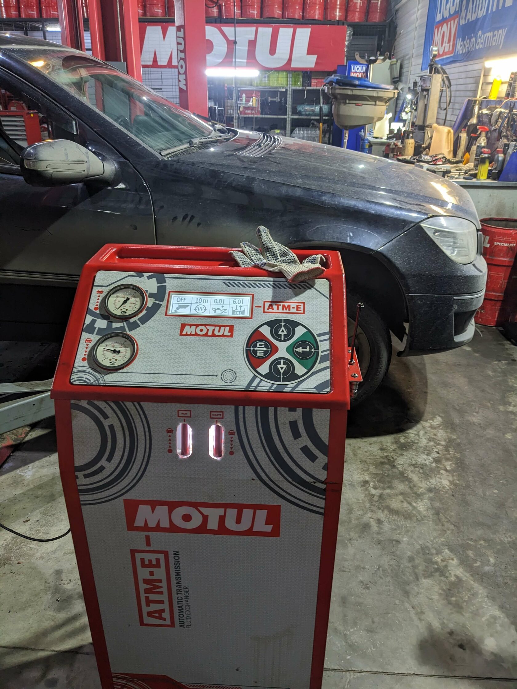 Проверка давления масла в АКПП