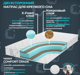 Матрас x sleep roll active