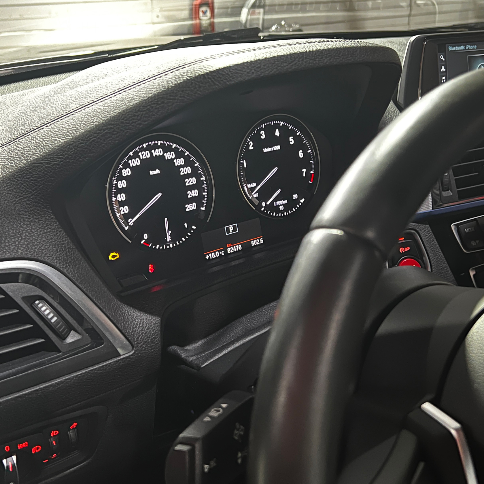 Пробег машины на момент обслуживания