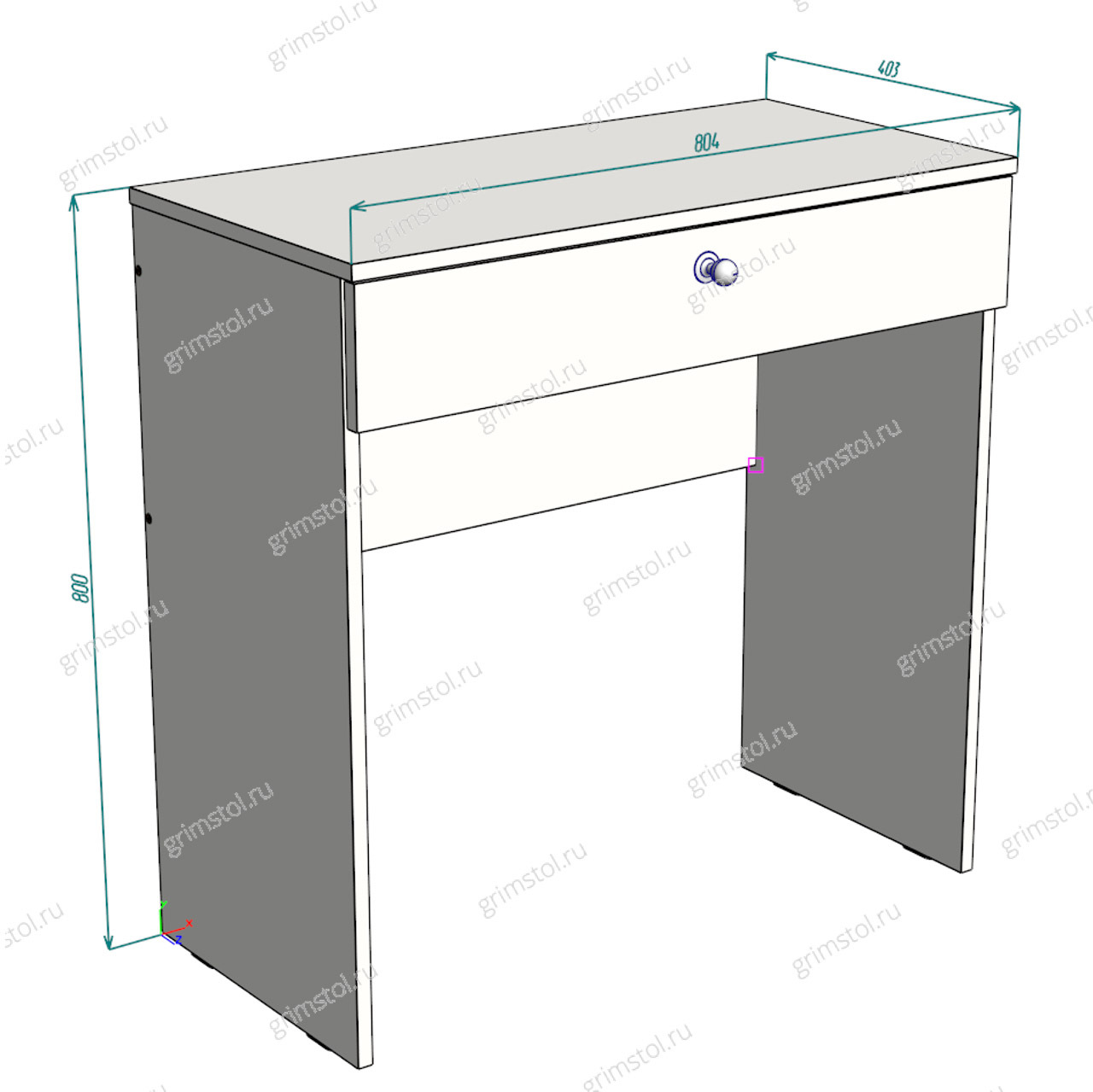 Гримерный столик м80д