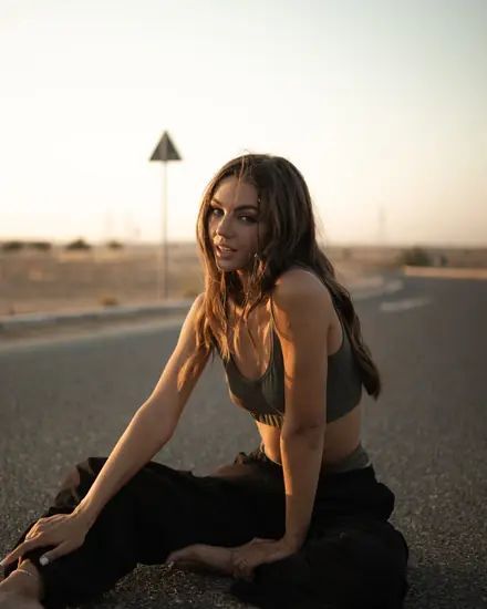 Desert fashion shoot