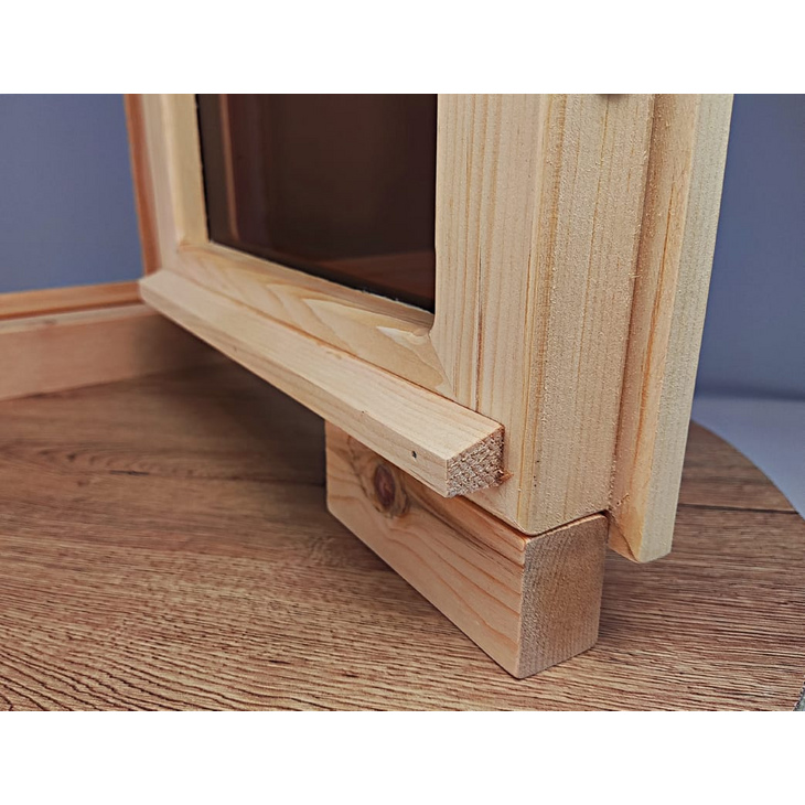 кедровое окно для бани