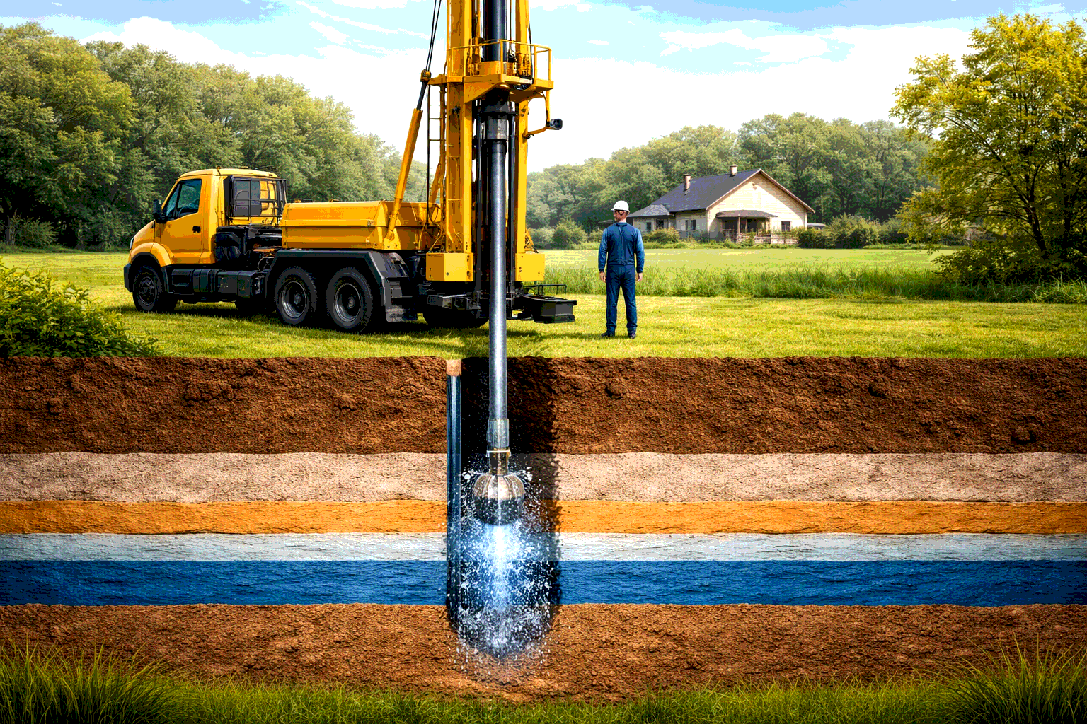 Колодец во дворе