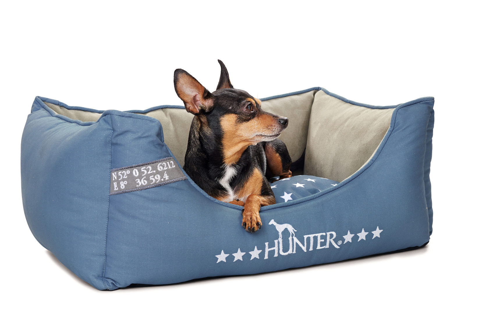   Hunter софа для собак Aarhus 100х70 см, хлопок/полиэстер, синий