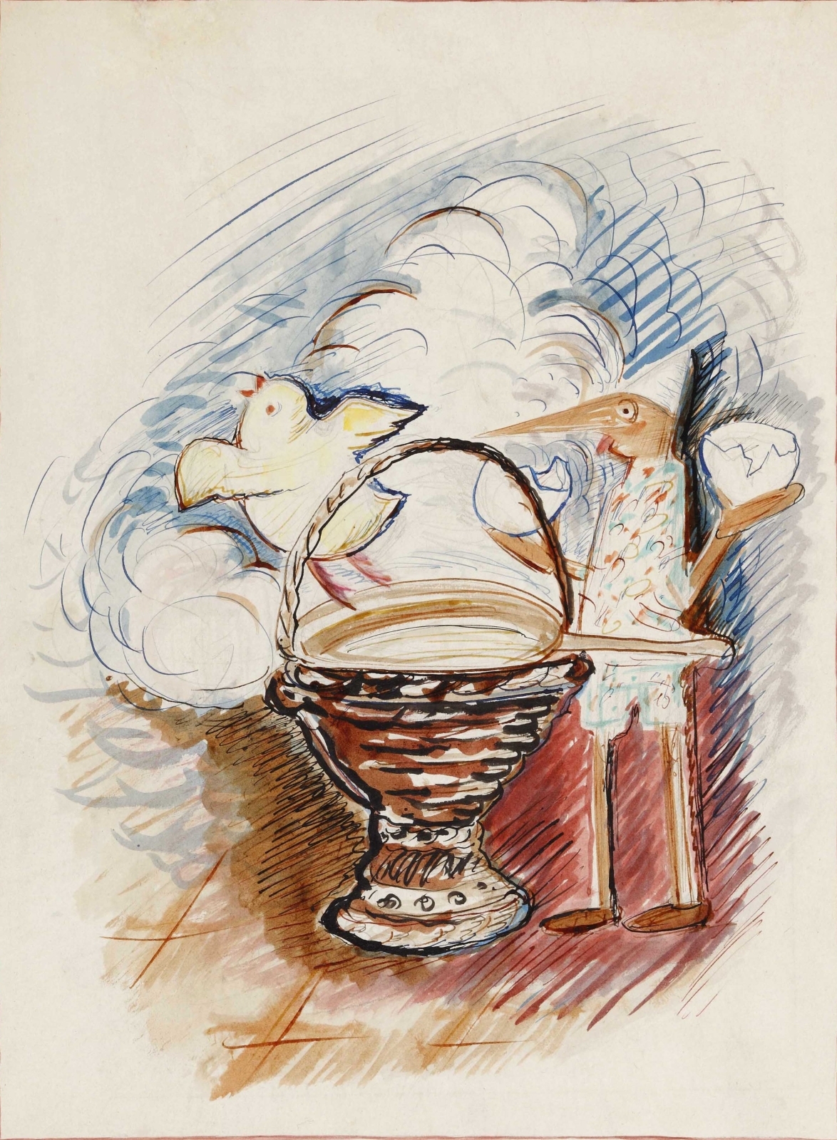 Иллюстрация к сказке К. Коллоди «Пиноккио». 1933 